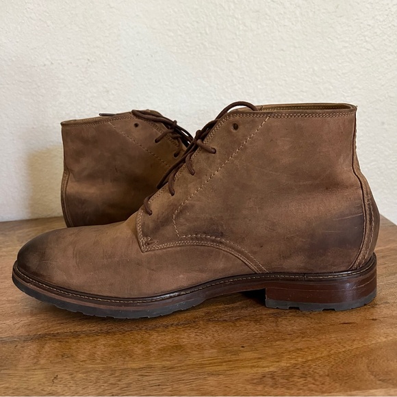 Cole Haan Chukka Boot Brown Leather Lace up Boots Size 11 M - Picture 8 of 12